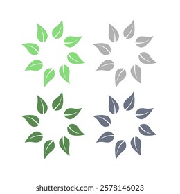 BIO ECO NATURAL PRODUCT SIGN SYMBOL LOGO VECTOR