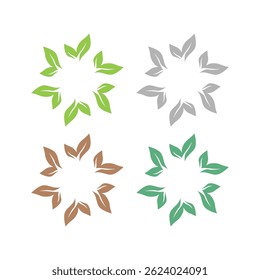 BIO ECO NATURAL PRODUCT SIGN SYMBOL LOGO VECTOR