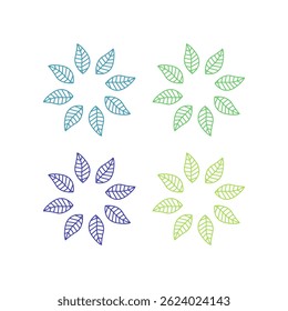 BIO ECO NATURAL PRODUCT SIGN SYMBOL LOGO VECTOR
