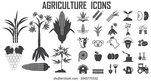 bio, energy, fuel, agriculture, green, eco, plant, environment, nature, clean, organic illustration flat icons. mono vector symbol 