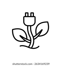 bio energy icon collection .design style with background