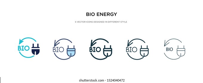 bio energy icon in different style vector illustration. two colored and black bio energy vector icons designed in filled, outline, line and stroke style can be used for web, mobile, ui