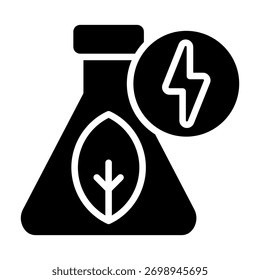 Bio Energy Icon Element For Design And Vector