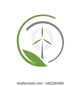 Bio energy vector illustration. Minimal bioenergy or green eco energy banner on white background