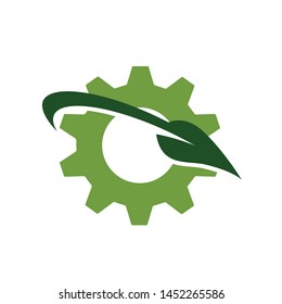 Bio energy vector illustration. Minimal bioenergy or green eco energy banner on white background