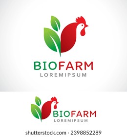 bio farm logo design template