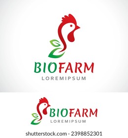 bio farm logo design template