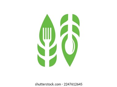 Bio food logo design, Vector design template
