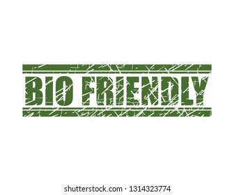 Bio friendly green stamp rubber