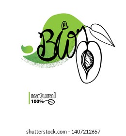 Bio friendly icons, ecology. Set of vector logo design elements, badges, labels and logotype templates.
