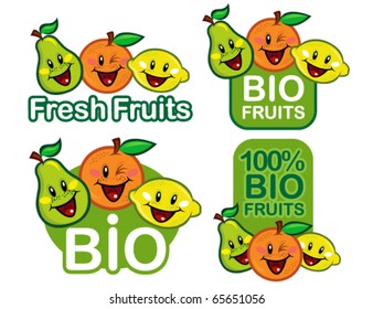 Bio Fruits Seal / Mark / Emblem