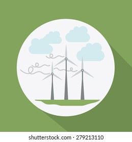 Bio Fuel design over green background, vector illustration
