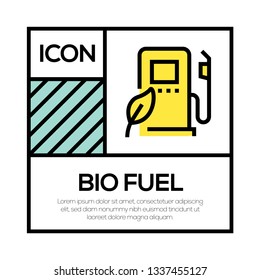 BIO FUEL ICON CONCEPT