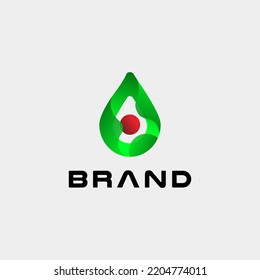 Bio fuel oil green ecology envieronment logo gass, energy