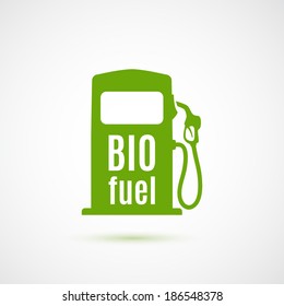 Bio fuel pump. Vector illustration