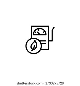 Bio fuel symbol. Green fuel icon. Gas or oil station with leaf sign. Ecology concept. Renewable energy and environmental sign for modern web and mobile nature concept.