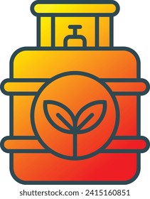 Bio Gas vector icon. Can be used for printing, mobile and web applications.