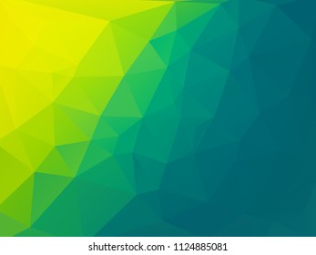 bio green polygonal vector background