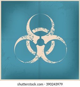Bio hazard design,grunge concept,vector