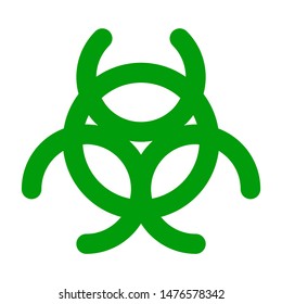 Bio Hazard Logo Is A Simple Logo, Like A Bio Hazard In A Simple Blue Color, Suitable For Various Needs Of Your Company Or Business Logo,