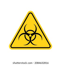 Bio Hazard For Medical Design. Bio Hazard, Great Design For Any Purposes. Symbol, Logo Illustration.