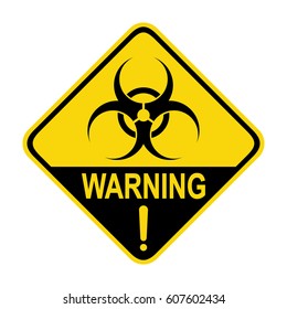 Bio hazard sign, symbol, vector, illustration