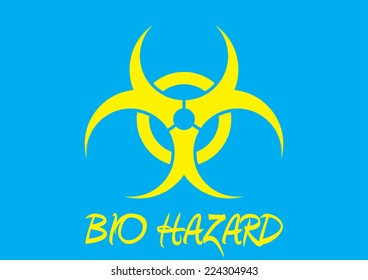 Bio Hazard Sign. Vector