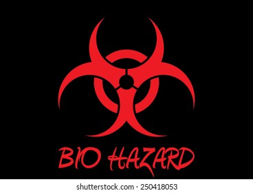 Bio Hazard Sign. Vector