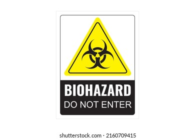 Bio Hazard Sign Vector Art