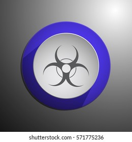 bio hazard sign. Web design style
