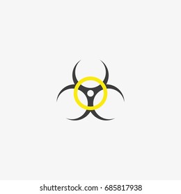 bio hazard vector icon