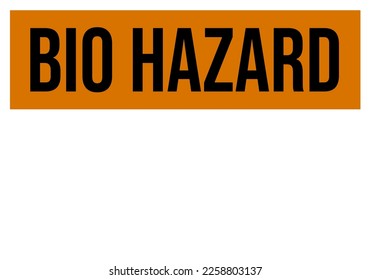 plantilla de signo de advertencia de peligro biológico