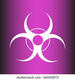Bio hazard web icon