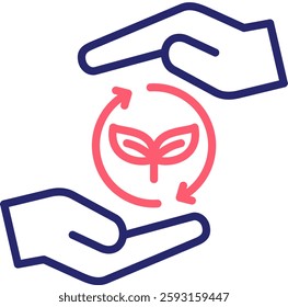 Bio Icon Color Vector Illustration