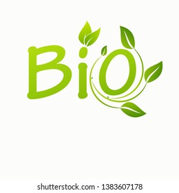 Bio icon. concept illustration for design.