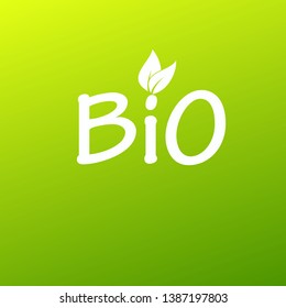Bio icon. concept illustration for design.