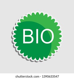 Bio Icon. Nature Element Illustration As a Simple Vector Sign & Trendy Symbol. 