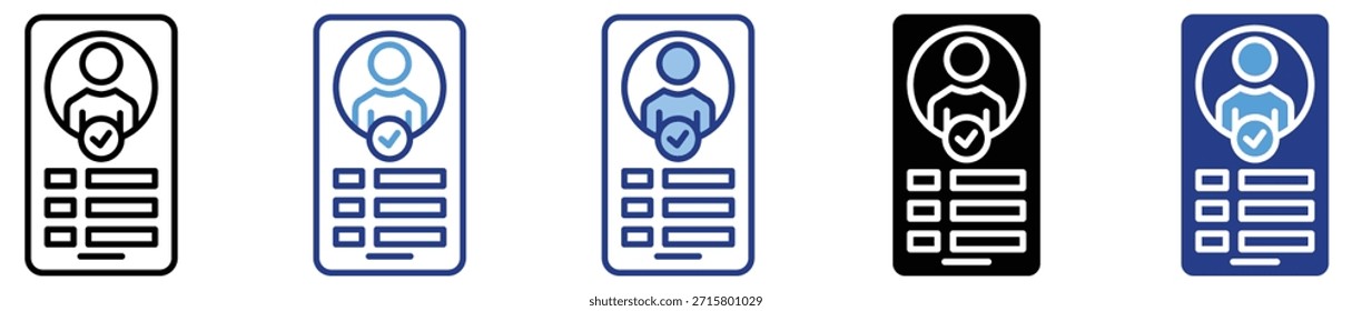 Bio icon set in multiple style collection