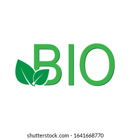 bio icon vector black sign