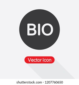 BIO Icon Vector Illustration Eps10