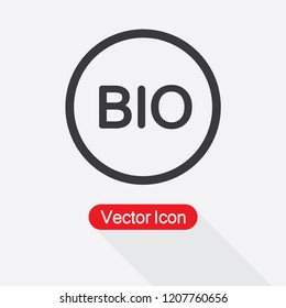 BIO Icon Vector Illustration Eps10