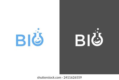 Bio Lab Logo Design Template