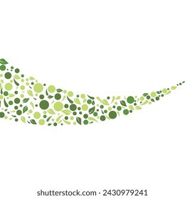 Bio leaf Icon Illustration design template