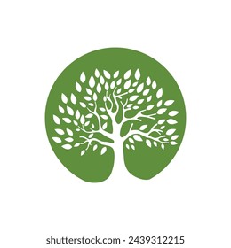 Plantilla de diseño de ilustración de icono de hoja Bio