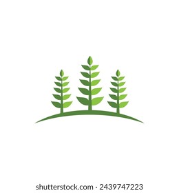 Bio leaf Icon Illustration design template
