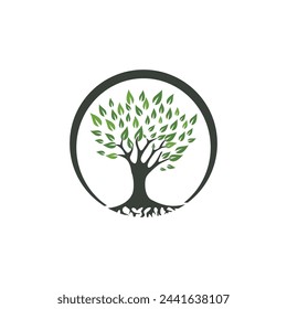 Bio leaf Icon Illustration design template