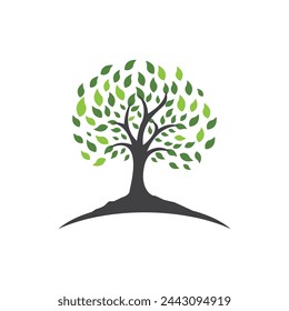 Bio leaf Icon Illustration design template