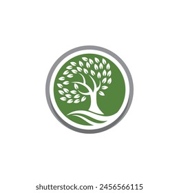 Bio leaf Icon Illustration design template