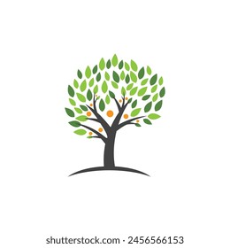 Icono de la hoja de Bio Ilustración de diseño Plantilla
