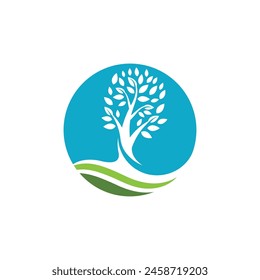 Bio leaf Icon Illustration design template
